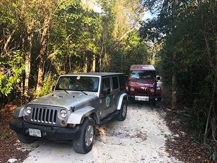cozumel jungle jeep jade cavern and cenote