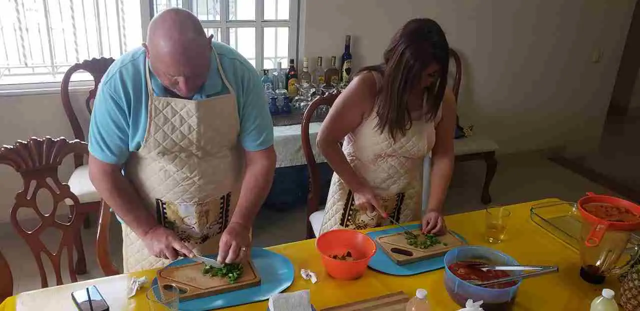 Cooking Class in Cozumel Trompitos