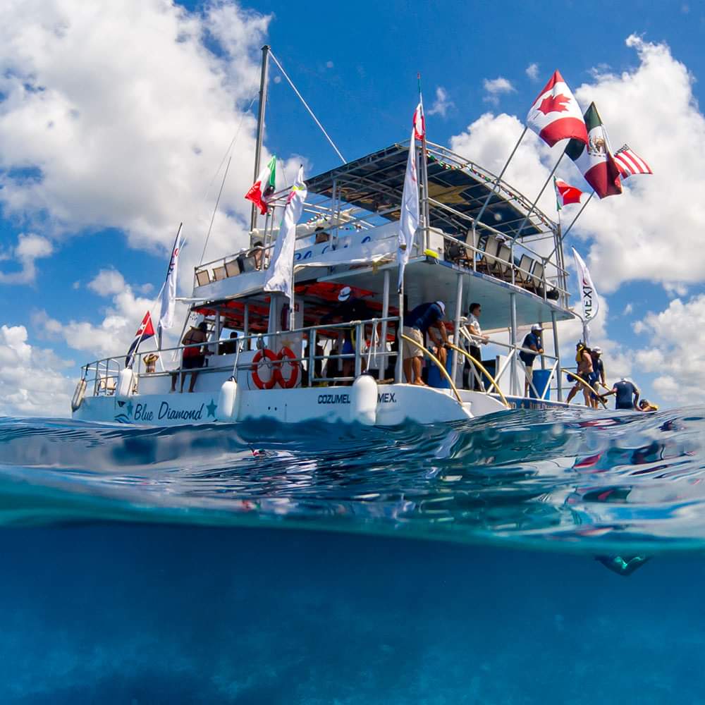 Cozumel catamarán al cielo