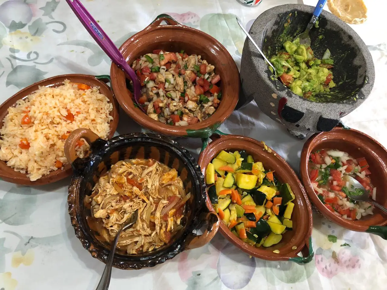 traditional family kitchen in cozumel