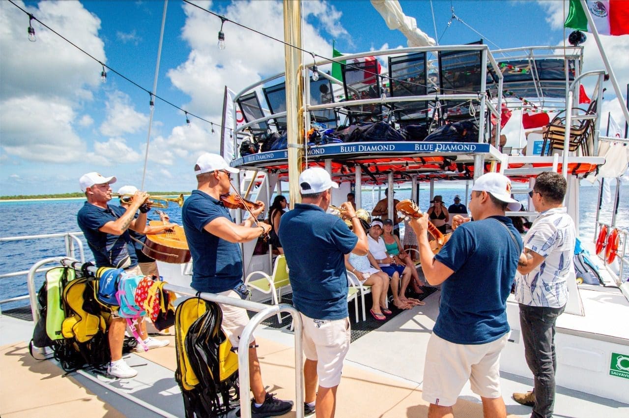 Cozumel Party Catamaran to “El Cielo”